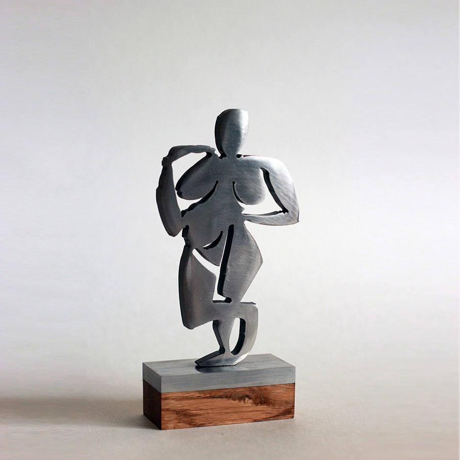 Standing nude
